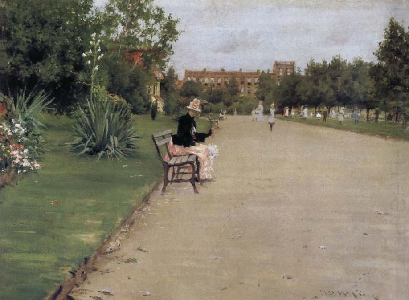 William Merritt Chase The view of park oil painting picture